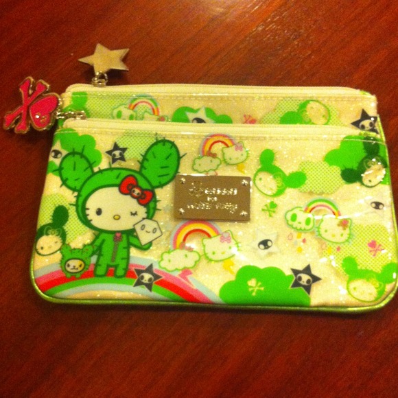 Tokidoki hello kitty pouch