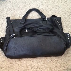 Black Bag, Floral Shorts, & Lace Skirt Bundle