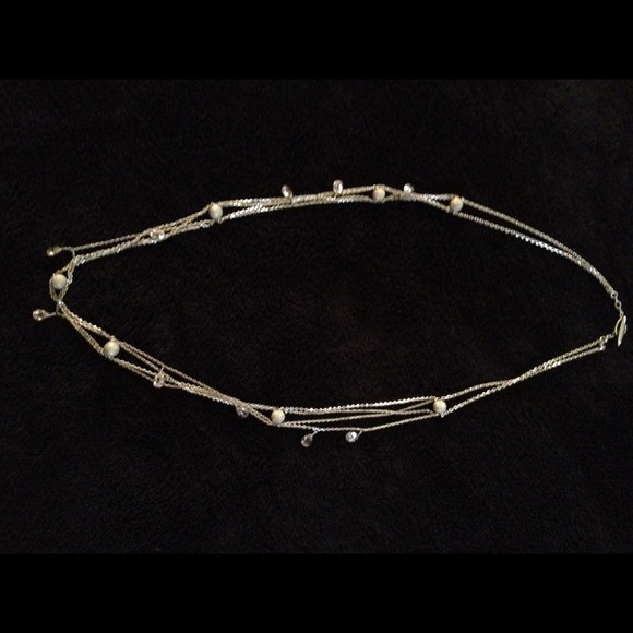 Laundry by Shelli Segal gold necklace.