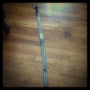 Cheetah Print Studded Belt