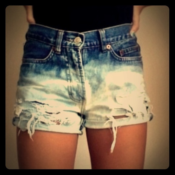 Bleached Shorts