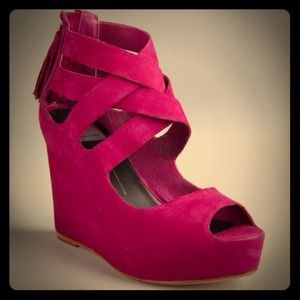 Dolce vita plum platform shoes