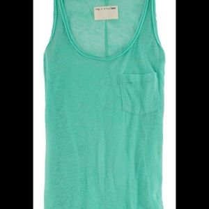 Rag and bone sheer sea foam green tank