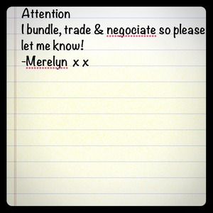 I bundle, trade, & negociate!