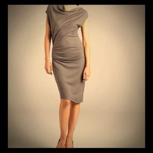 Grey helmut lang dress