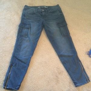 Cargo skinny jeans