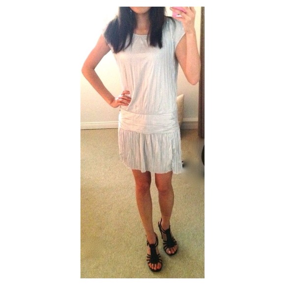 Theory Drop-Waist Pleated Dress - Picture 1 of 1