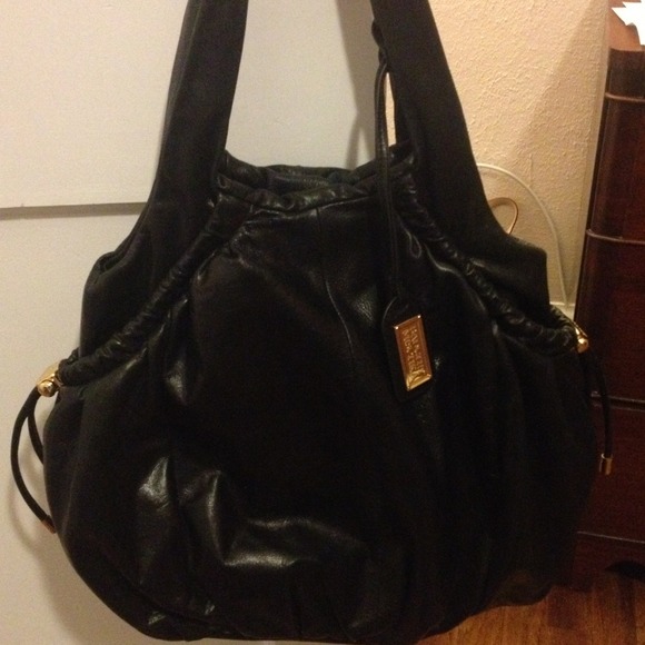 Badgley Mischka Bag black leather bag
