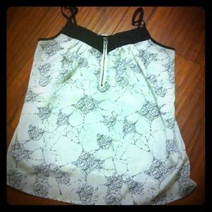🎅Forever 21 Sheer White Top