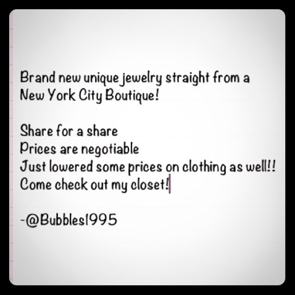 New unique jewelry! NYC boutique !