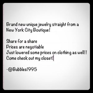 New unique jewelry! NYC boutique !