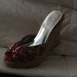 Jessica Simpson espadrille wedge