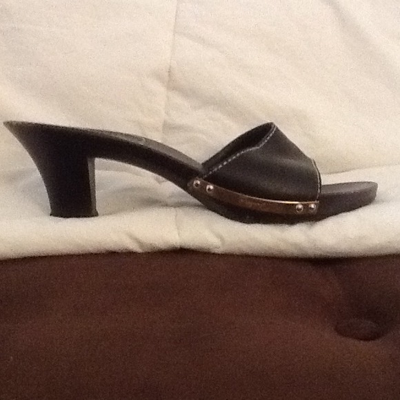 Ferragamo wood mules