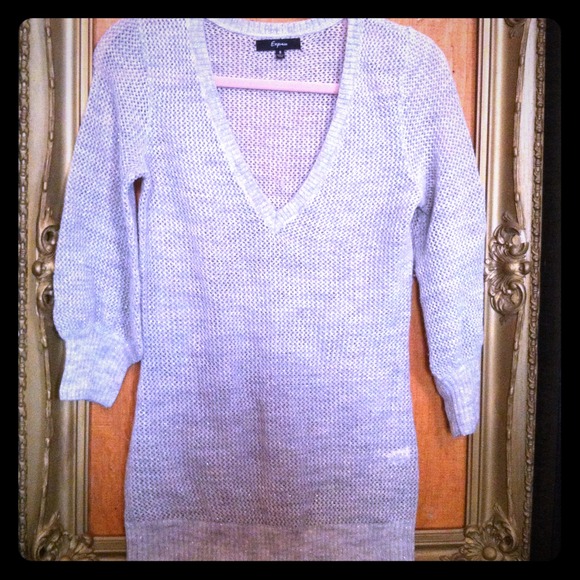 Express silver/gray sweater Size: S - Picture 1 of 3