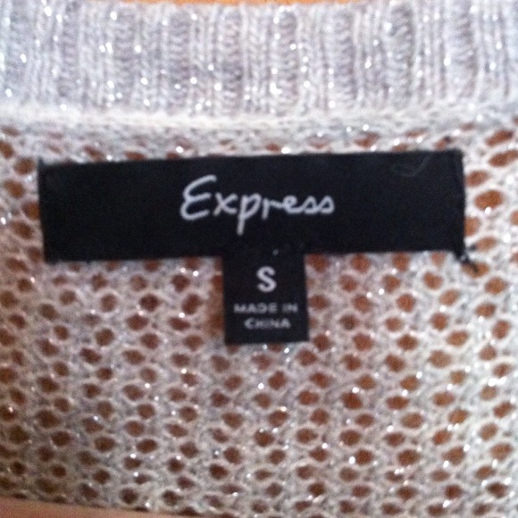 Express silver/gray sweater Size: S - Picture 3 of 3