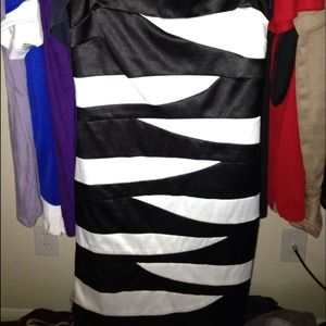 Zebra print dress