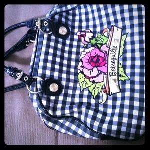 *Reserved*Betsey Johnson Checkered Bag