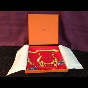 Herme"s silk scarf from Paris brand nee