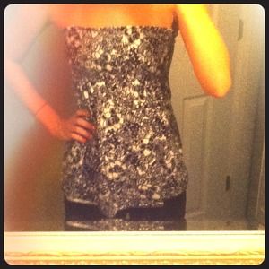 Strapless Ann Taylor loft top