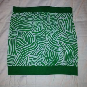 ‼️Bundle item only‼️ Green and white tube top