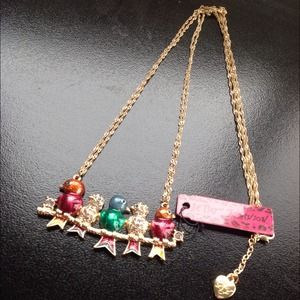 Betsey Johnson bird necklace.