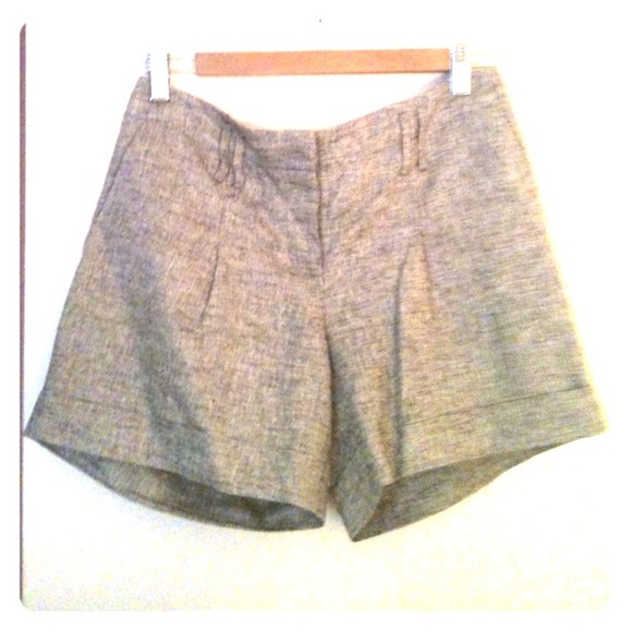 LOFT Pants - FINAL REDUCTION Silvery/Grey linen shorts