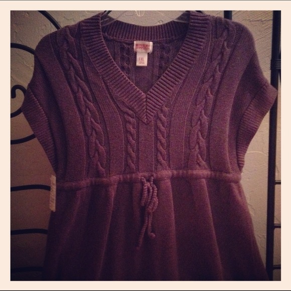 Purple Mossimo v-neck sweater