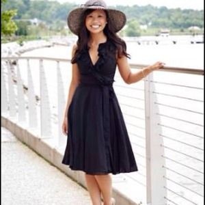 For Junk4dwi Black ruffle&green shirt dress w hat