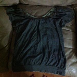 Green semi-dressy t-shirt