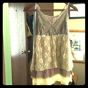 Lace dress top