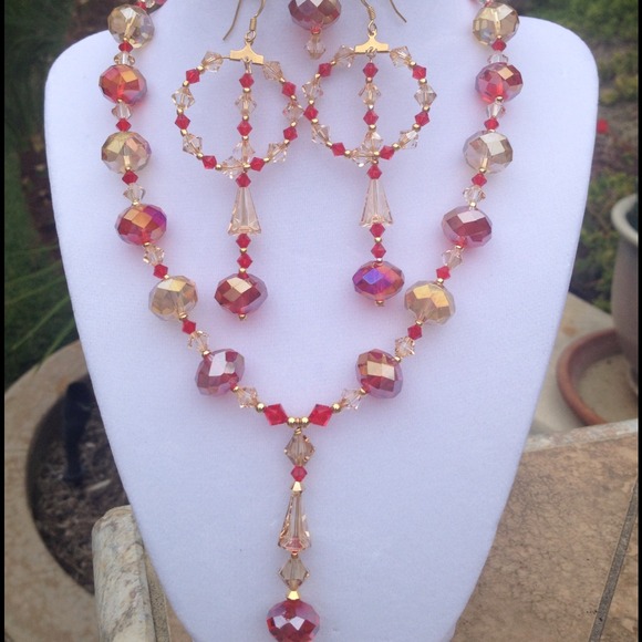 Hand made Swarovski and gemstone jewelry
