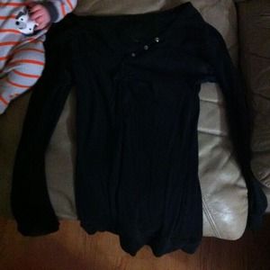 Black thin long sleeve