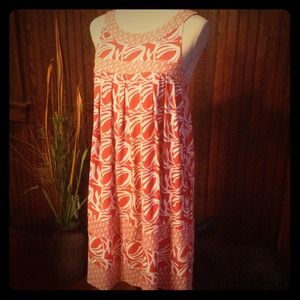 BCBG Dresses & Skirts - SOLD Adorable BCBG Orange Print Dress BCBG Dresses & Skirts - SOLD Adorable BCBG Orange Print Dress