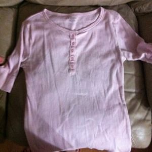 Pink 3/4 sleeve top