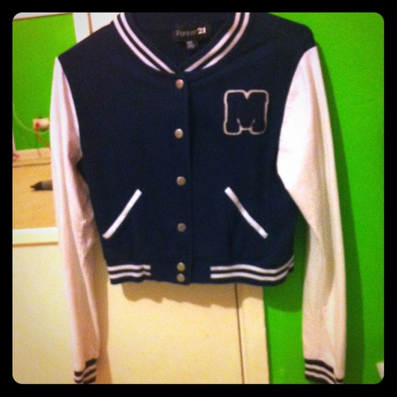 [RESERVED] Navy blue varsity jacket