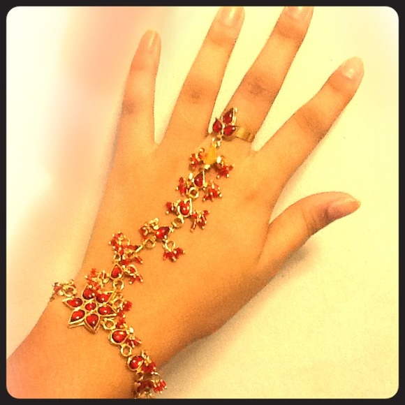 Sold HAND CANDY! (red and gold!)
