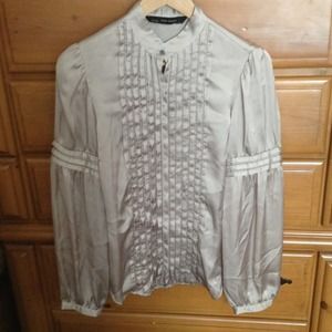 Sold to @nanasamman Silk tuxedo top