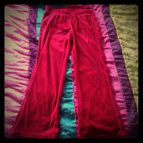 Soft Sleep Sweatpants Red size small sweatpants - Picture 1 of 3