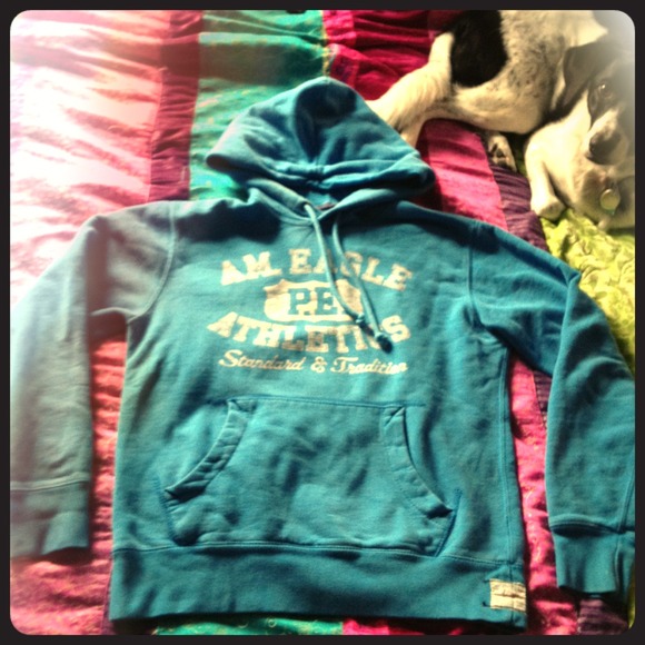 American Eagle Sweatshirt blue XS warm winter - Picture 1 of 4