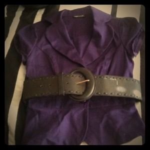 Plum purple vest shirt