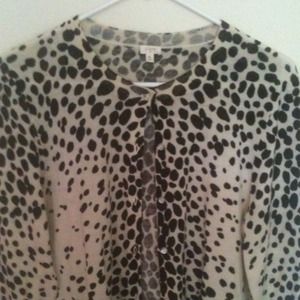 SOLD-J. Crew leopard print cardigan-bundled