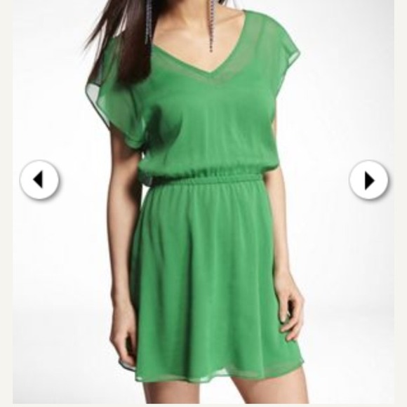 ✨Express dress - crepe chiffon elastic waist band✨