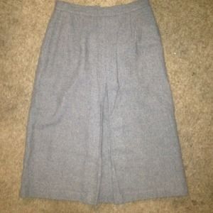 💙Vintage Midi Wool Skirt