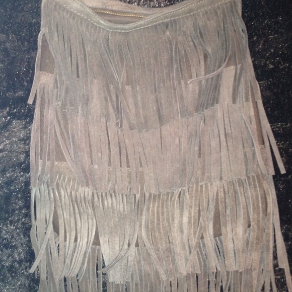 Small suede fun bag!