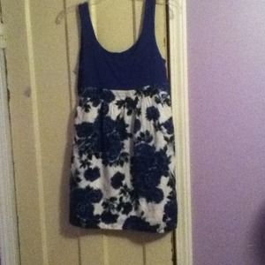 Blue flower dress