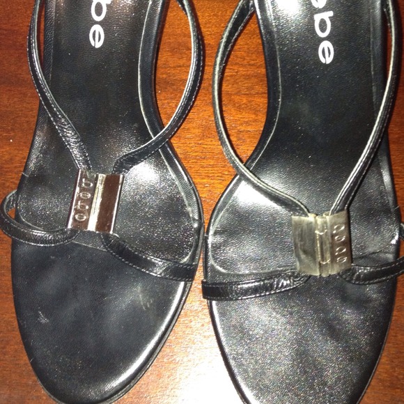 Sexy black sandals