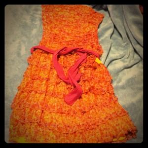 Orange dress