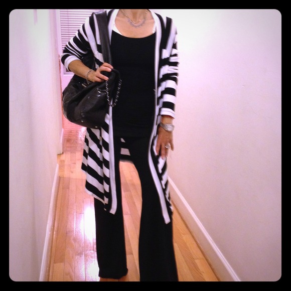 Express Jackets & Blazers - Express black and white jacket size M