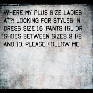 Also looking for shirt sizes XL or 1X