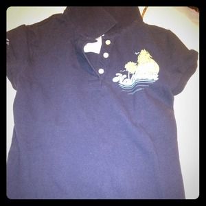 Navy blue Hollister Polo.
